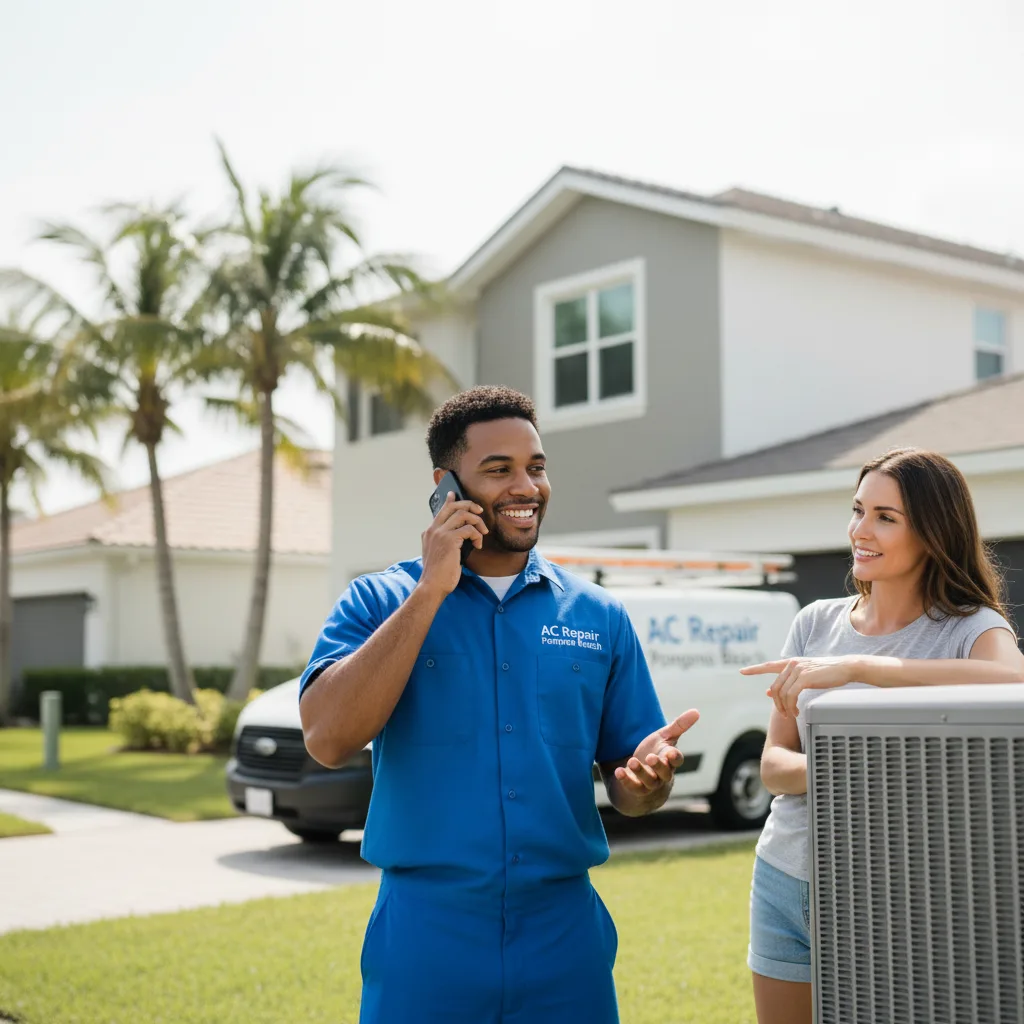 AC Repair Pompano Beach customer support in Lac Du Flambeau